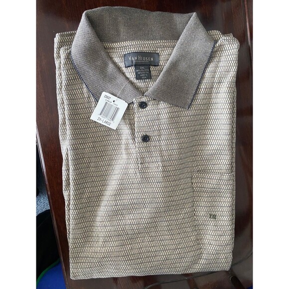 Men’s Collared Shirt Van Heusen 2XL NWT - Picture 2 of 3